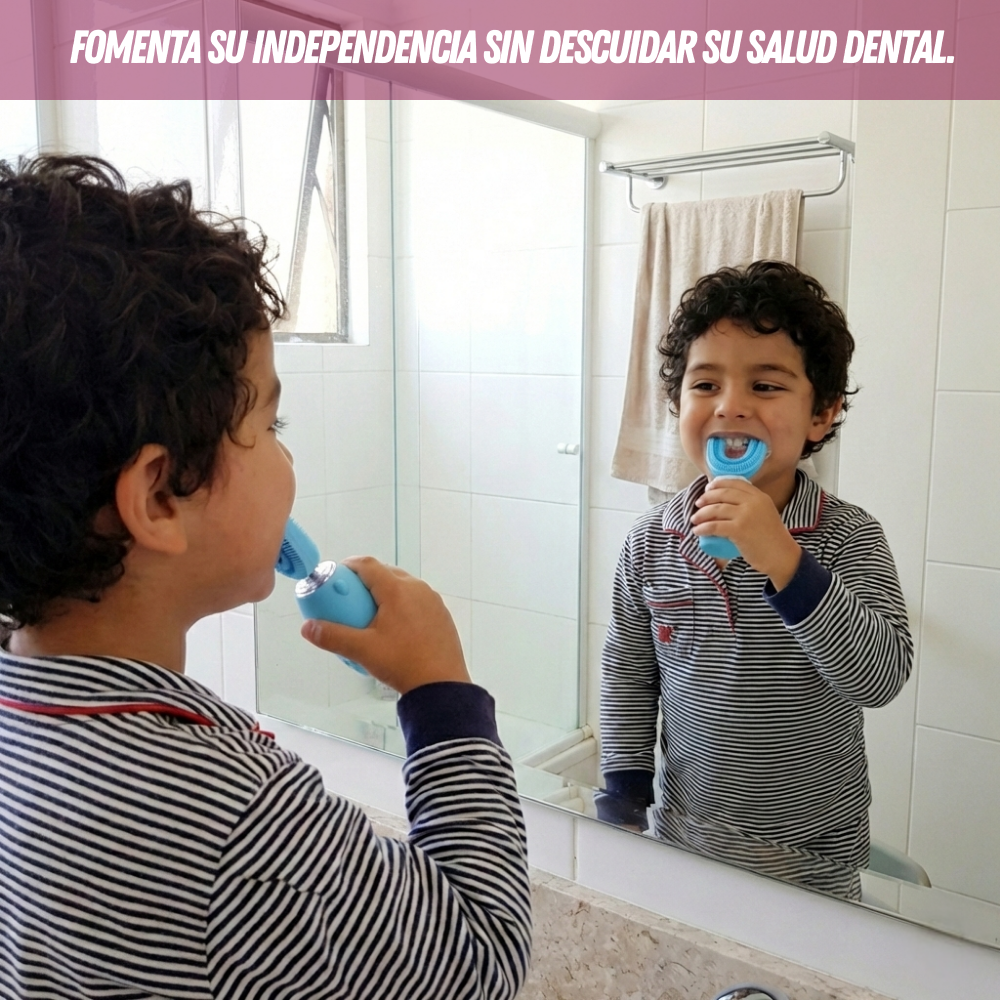🪥 DentiU™ - Higiene total en 360° sin berrinches ni persecuciones por la casa.