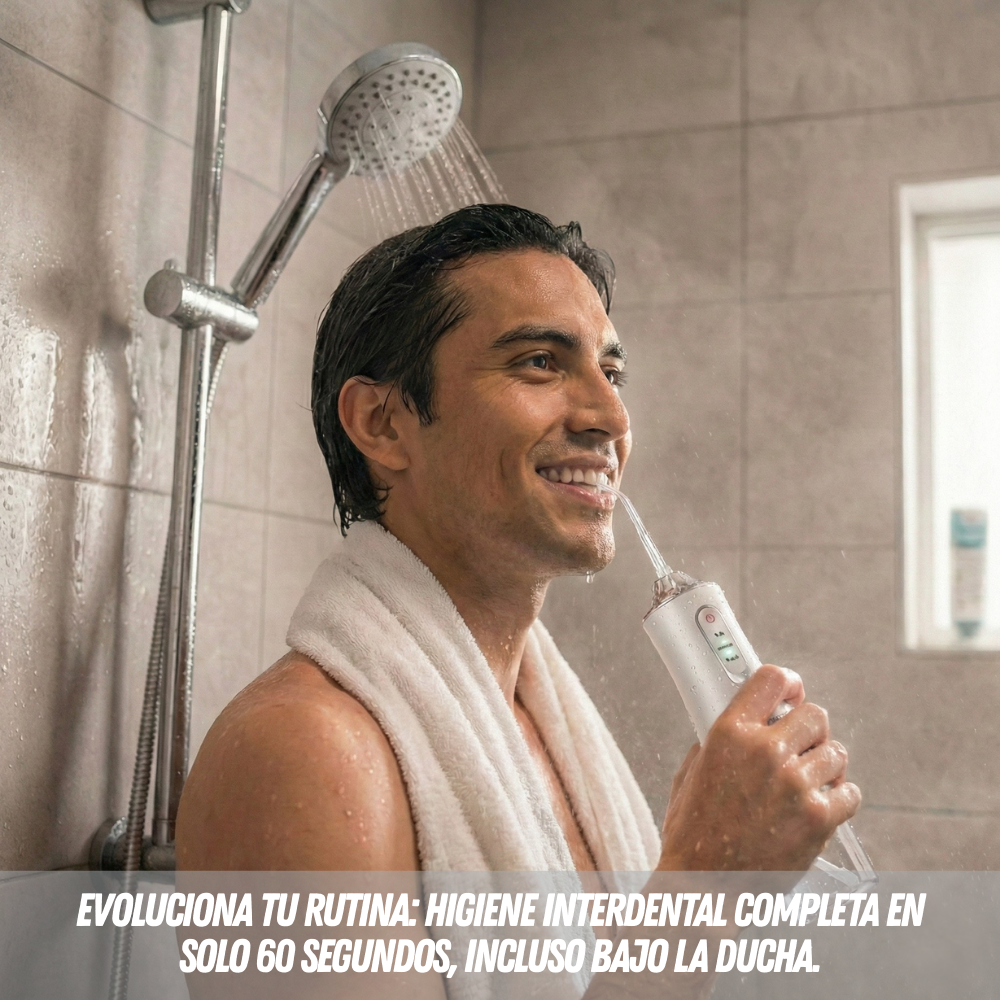 🦷 HidroSonic™ - Limpieza profunda sin el dolor del hilo dental tradicional