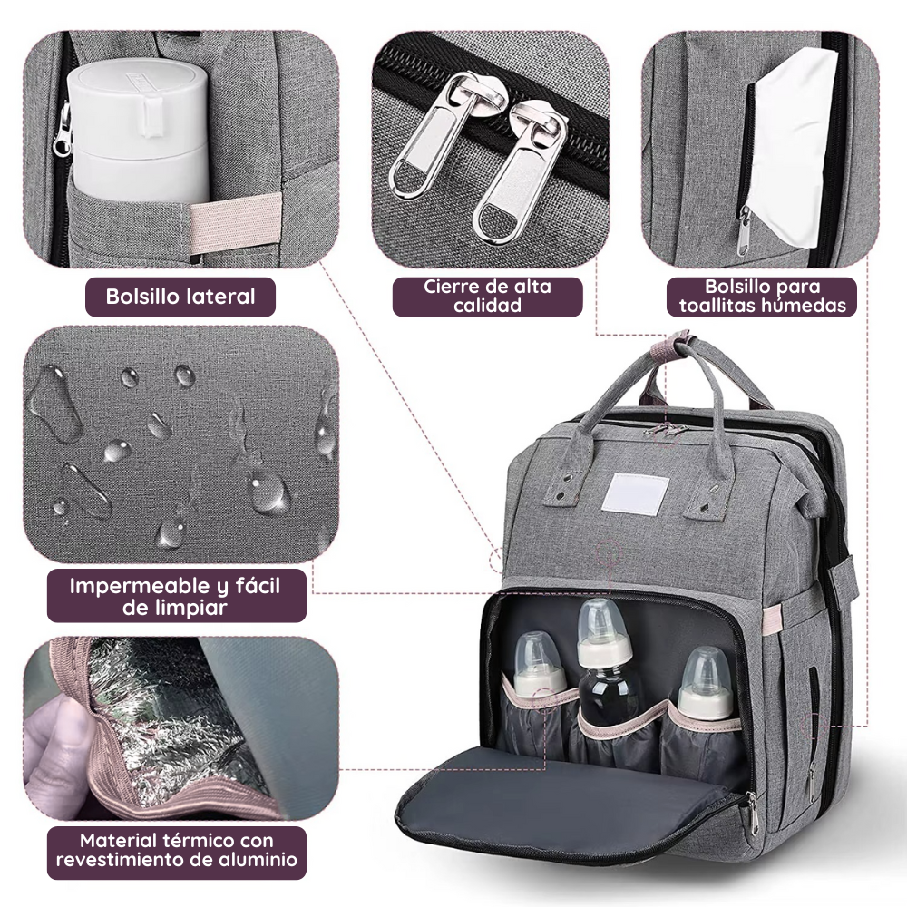 👶 TutoBag - Bolso de paseo para bebe 2 en 1🎒