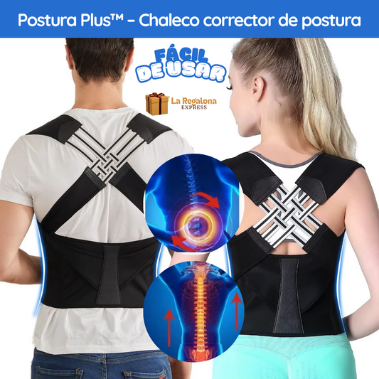 🚶‍♂️‍➡️Postura Plus™ – Chaleco corrector de postura
