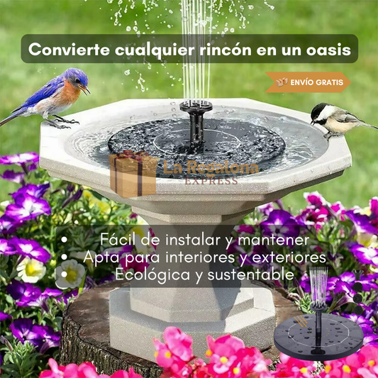 🌸 Flor Fuente Solar - Ecológica y segura 🌞