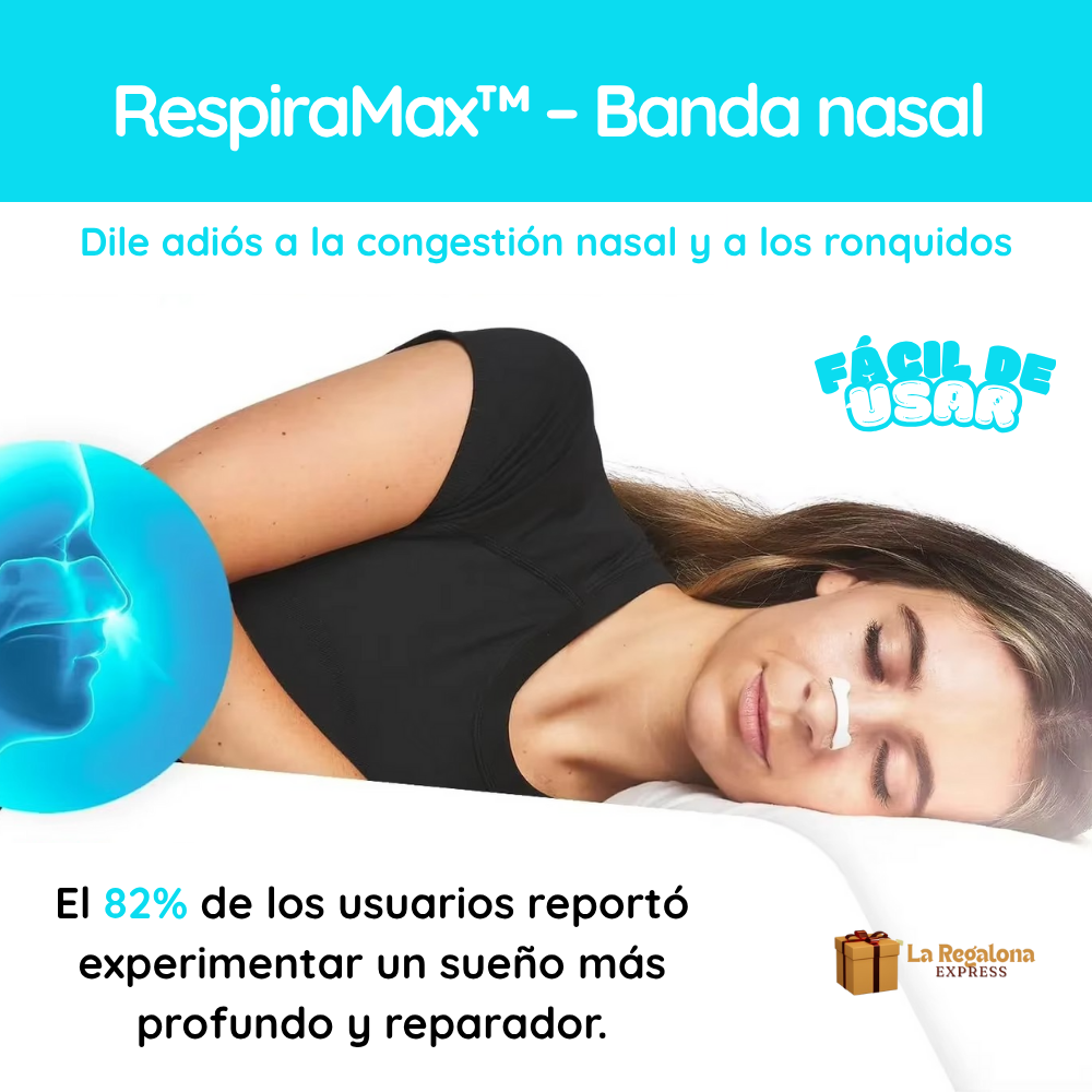 💯 RespiraMax™ – Banda nasal