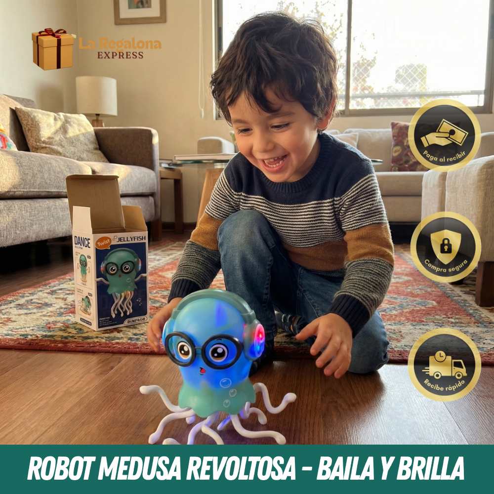 🪼 Robot Medusa Revoltosa (Baila y Brilla) 🎶