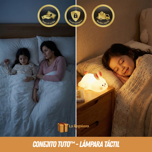 🐇 Conejito Tuto™ - Lámpara táctil 💡