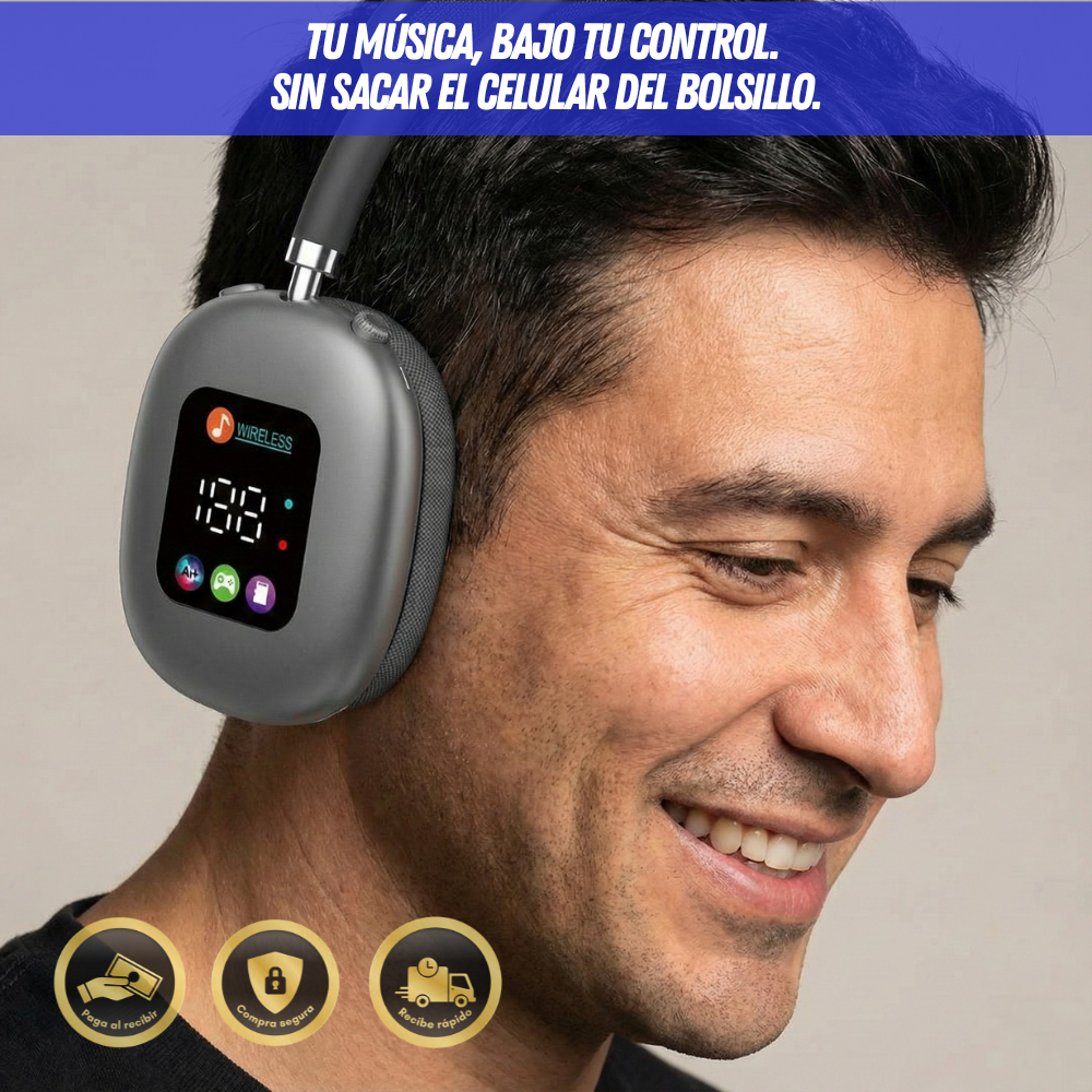 🎧 Control Touch™ - Controla todo desde la pantalla táctil sin sacar el teléfono