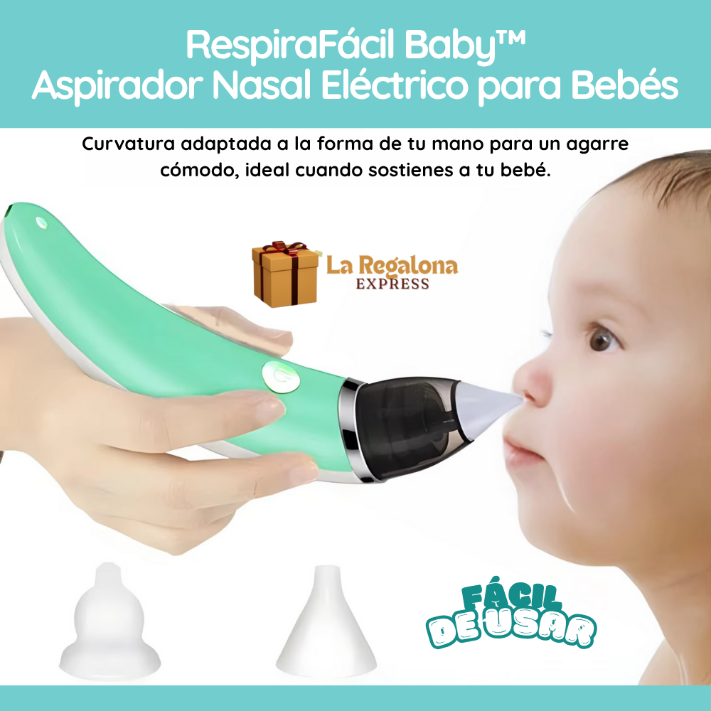 RespiraFácil Baby™ - Aspirador Nasal Eléctrico para Bebés