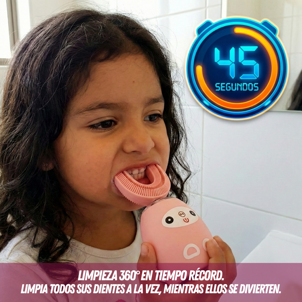 🪥 DentiU™ - Higiene total en 360° sin berrinches ni persecuciones por la casa.