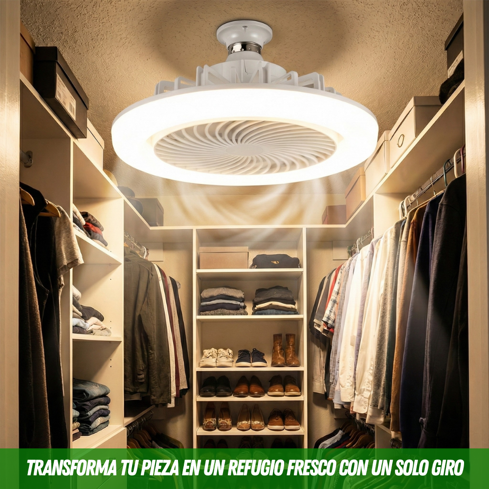 💡 BrisaLuz Pro™ - Aire fresco y luz al tiro con solo enroscar tu ampolleta 💨
