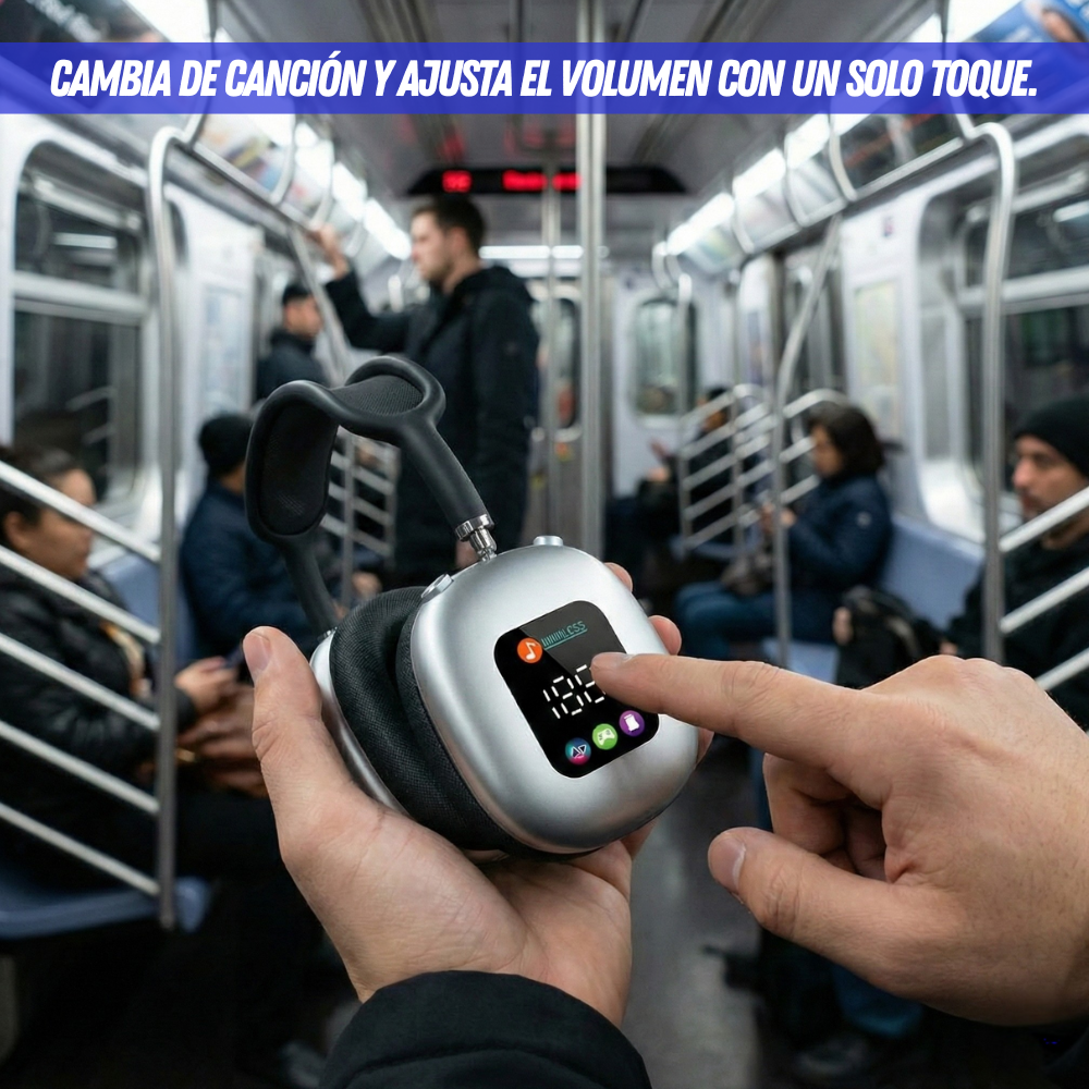 🎧 Control Touch™ - Controla todo desde la pantalla táctil sin sacar el teléfono