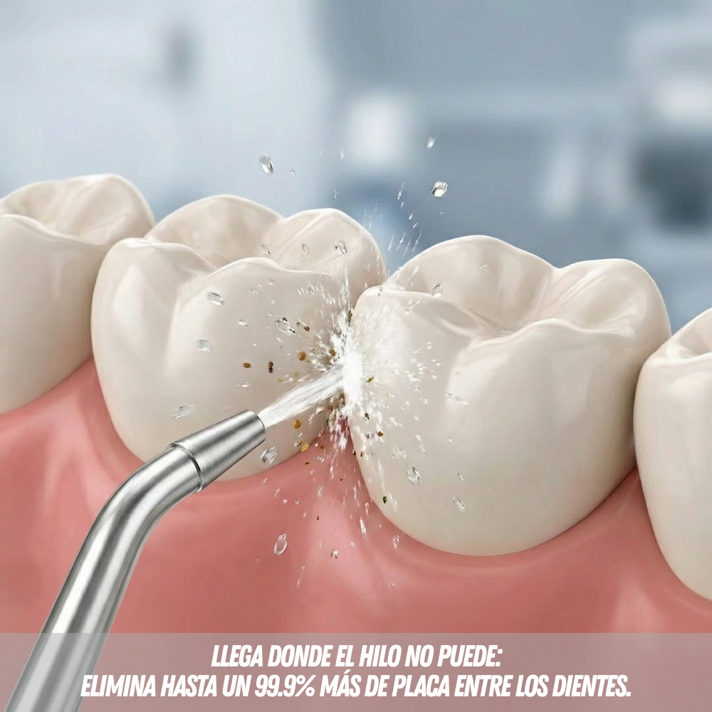 🦷 HidroSonic™ - Limpieza profunda sin el dolor del hilo dental tradicional