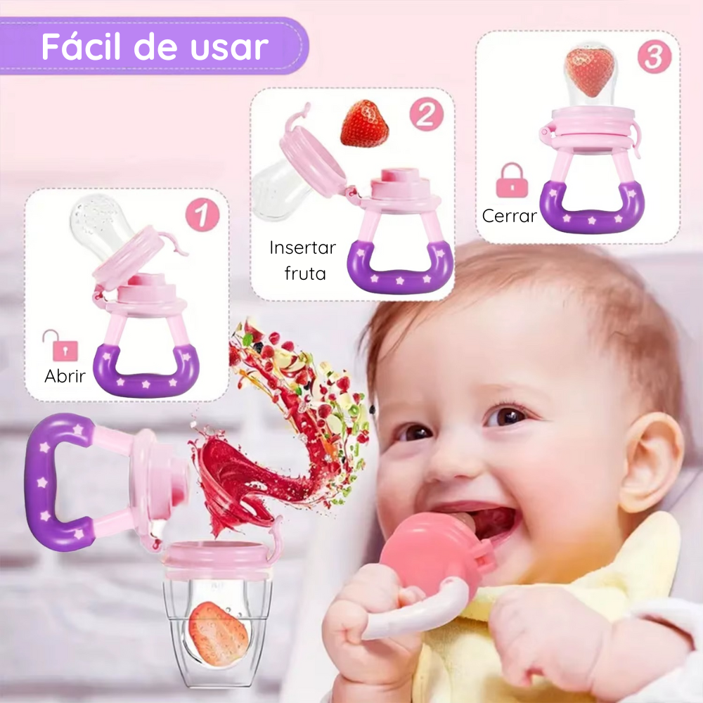 🍓 MordisFrut® - Chupete mordedor para frutas 🍉