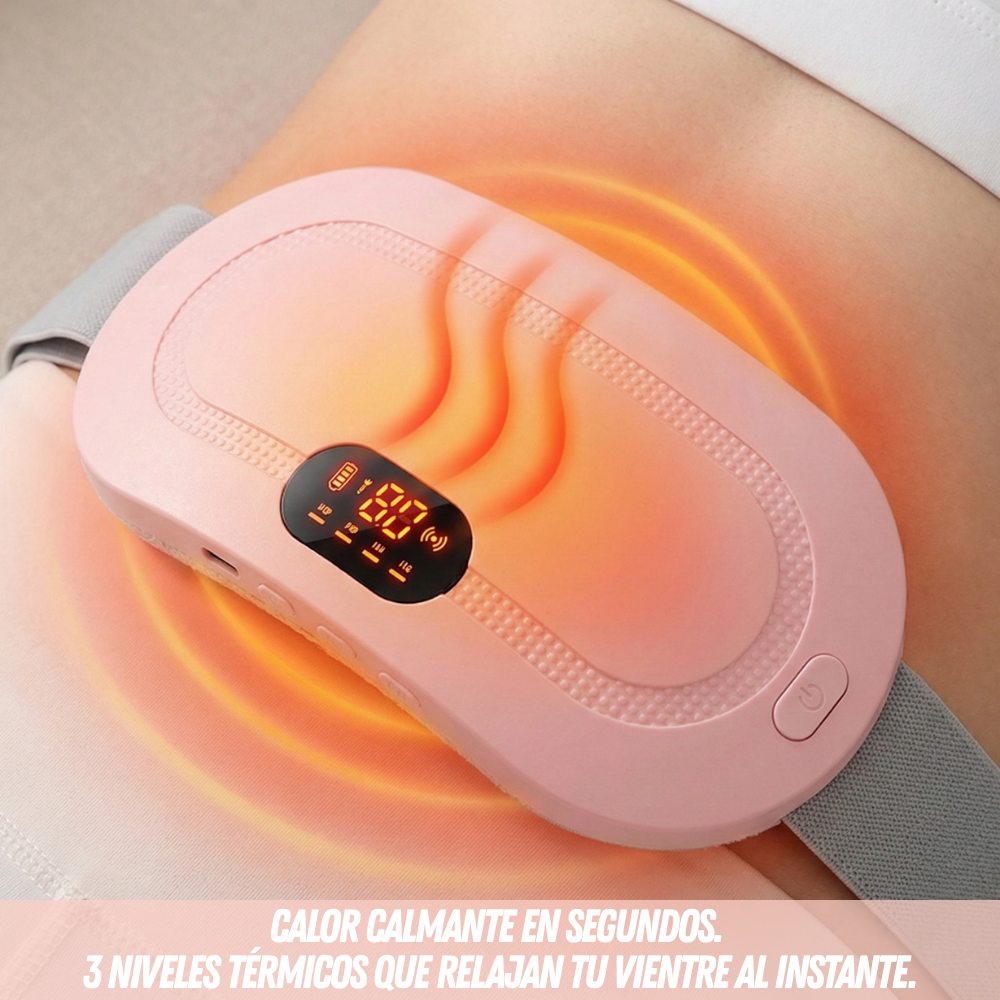 🙋‍♀️CalmaFem™ - Alivio rápido con calor y masaje para tus cólicos