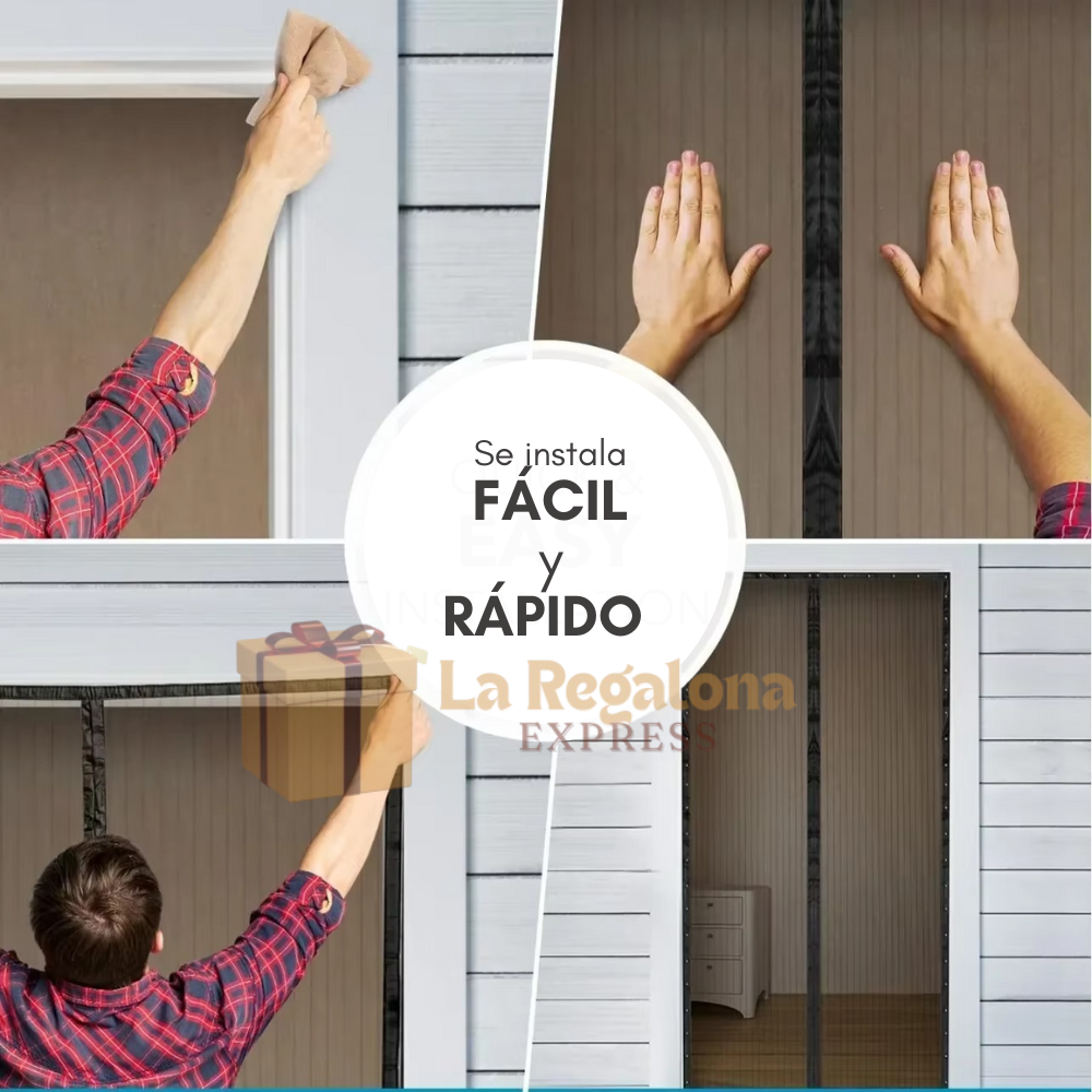 🦟 Cortina Magnetica Anti-bichos - fácil de instalar 🔨