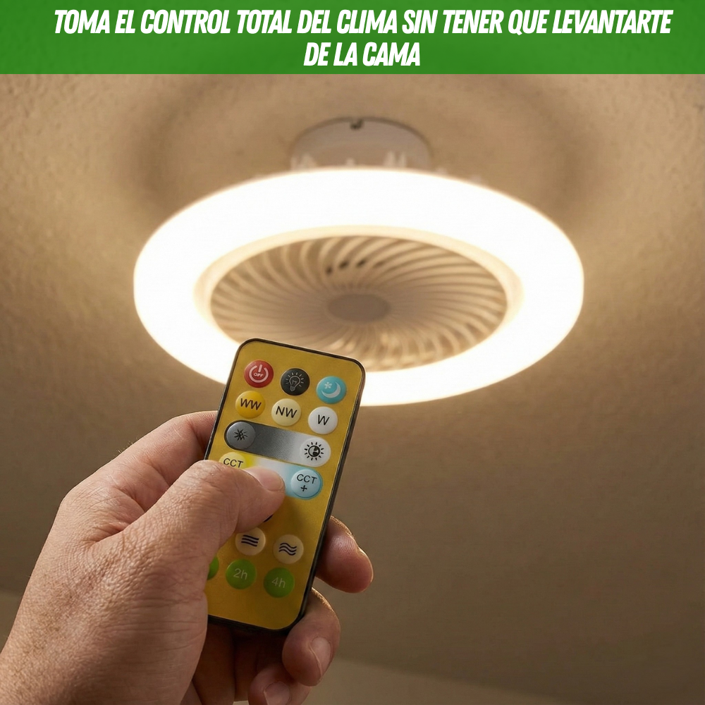 💡 BrisaLuz Pro™ - Aire fresco y luz al tiro con solo enroscar tu ampolleta 💨