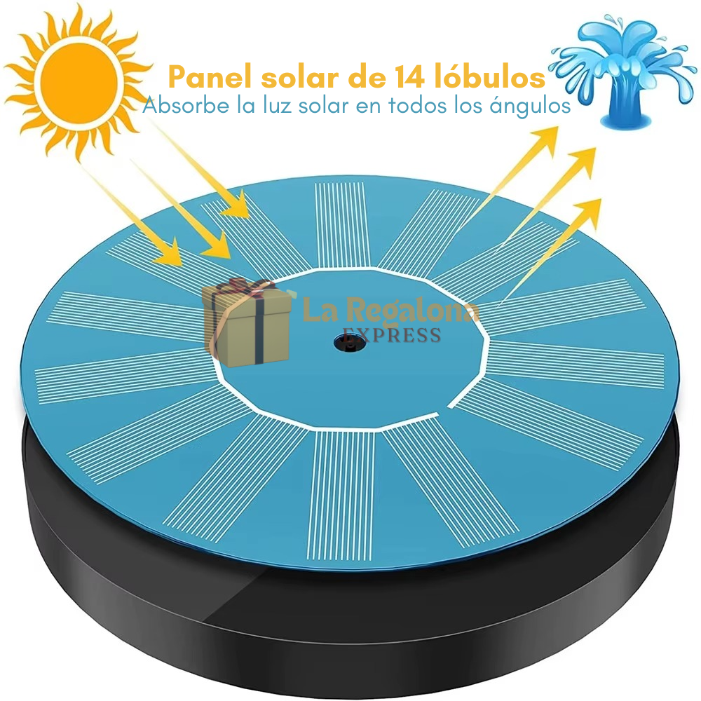 🌸 Flor Fuente Solar - Ecológica y segura 🌞