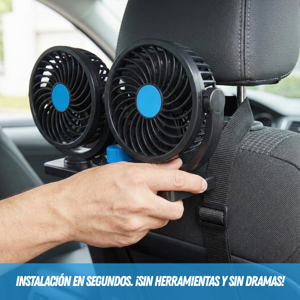 🌬️ Ventus Max™ - La solución para que el aire llegue atrás y los niños viajen felices 🚗