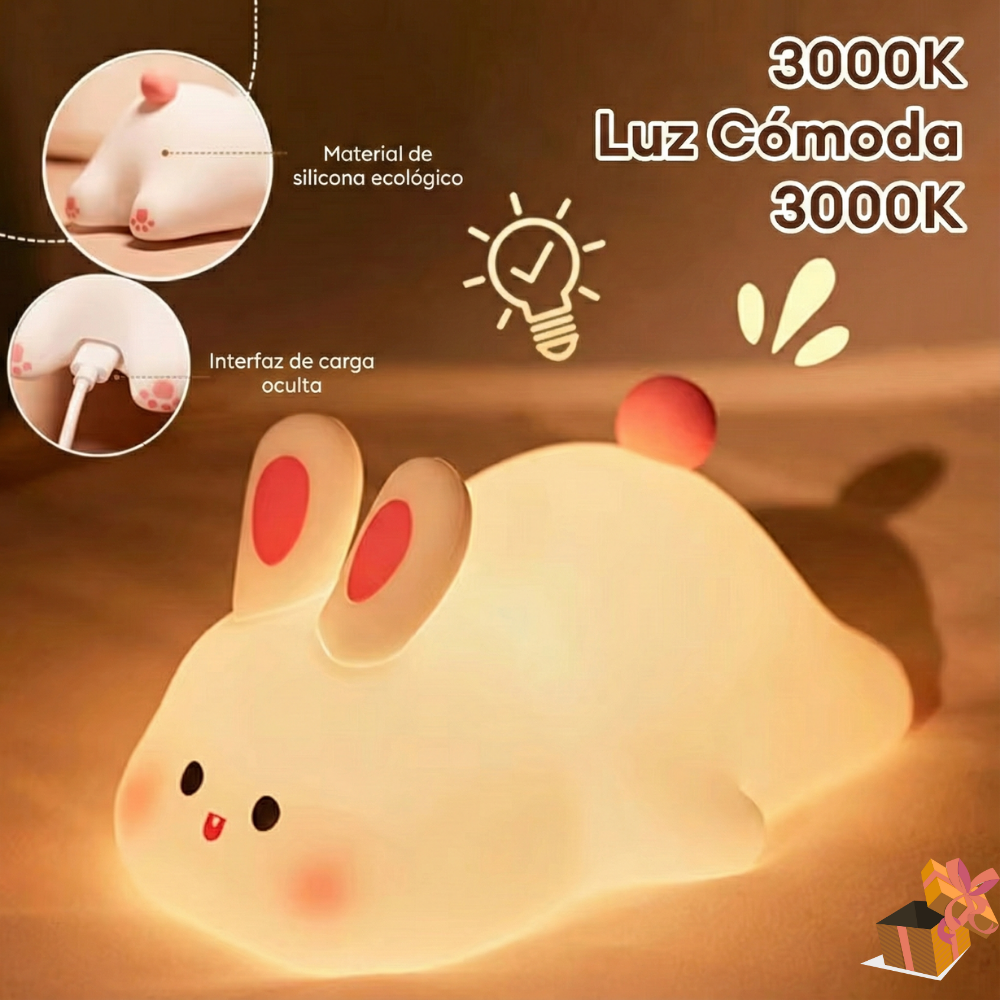 🐇 Conejito Tuto™ - Lámpara táctil 💡