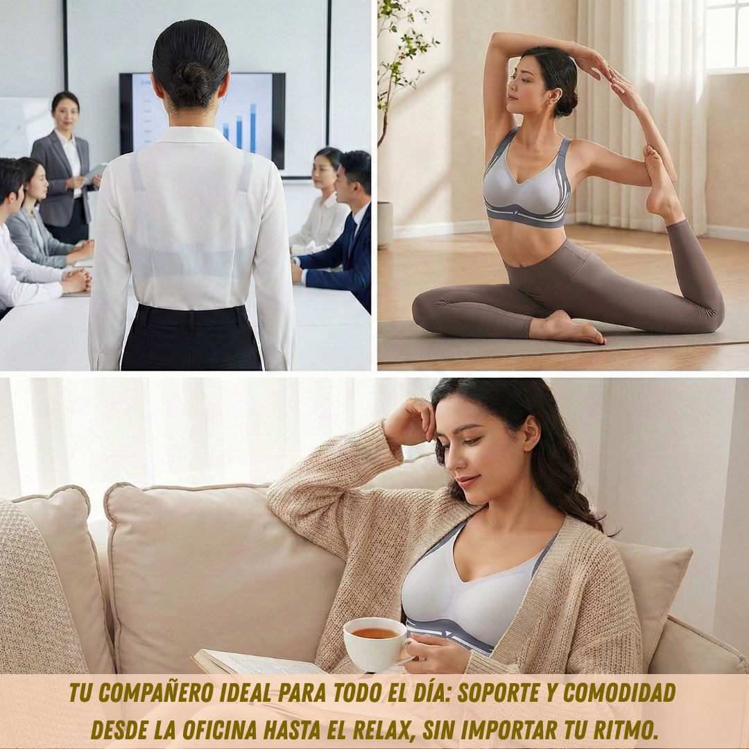 ☁️3 Sostenes Confort Pro™  - Soporte elástico sin costuras para una silueta lisa y cómoda 🌟
