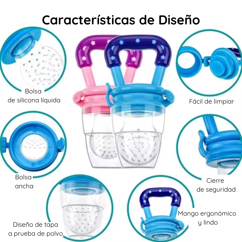 🍓 MordisFrut® - Chupete mordedor para frutas 🍉