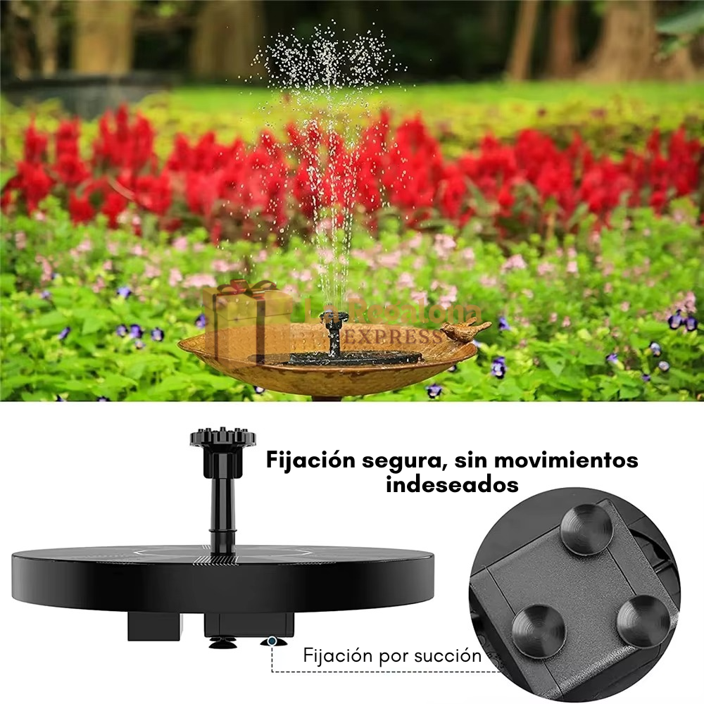 🌸 Flor Fuente Solar - Ecológica y segura 🌞