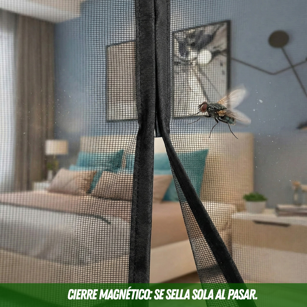 🦟 Cortina Magnetica Anti-bichos - fácil de instalar 🔨