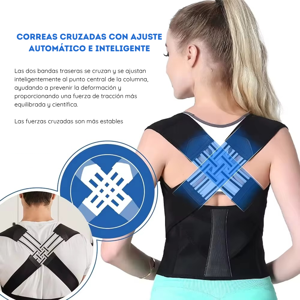 🚶‍♂️‍➡️Postura Plus™ – Chaleco corrector de postura