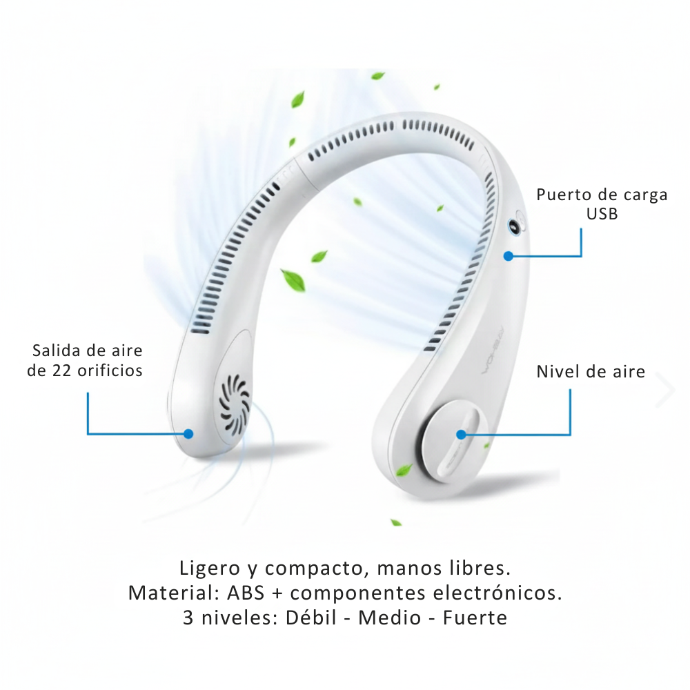 💨VientoLibre™ - Olvida el calor y recupera tu comodidad mientras te mueves libremente 🪭