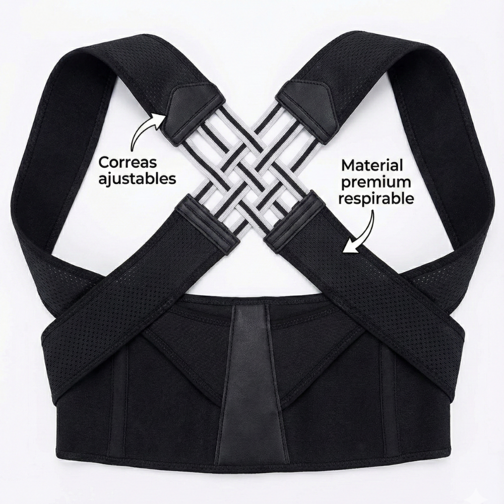 🚶‍♂️‍➡️Postura Plus™ – Chaleco corrector de postura