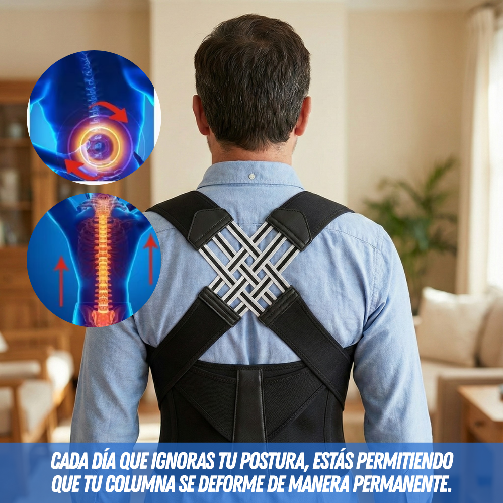 🚶‍♂️‍➡️Postura Plus™ – Chaleco corrector de postura