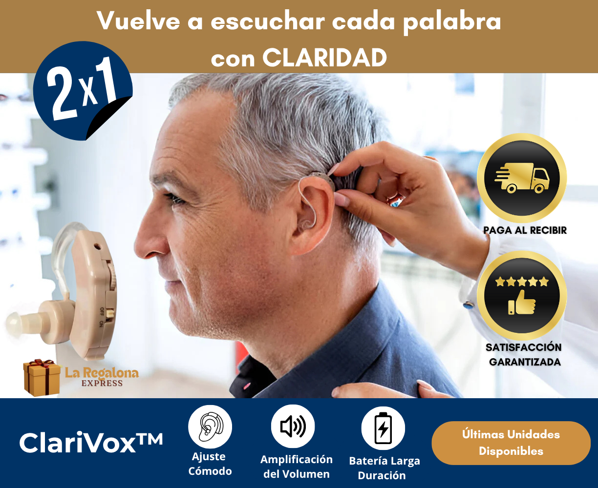 ClariVox™ - Amplificador Auditivo 🔊