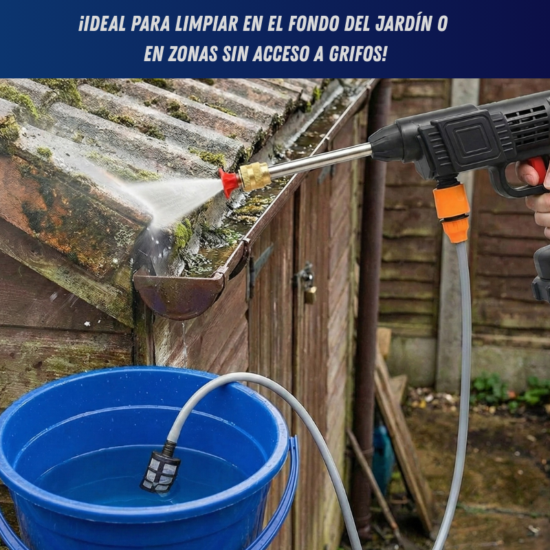 💦 LavaFácil Pro™ - La libertad de lavar donde quieras con máxima presión y sin enchufes.