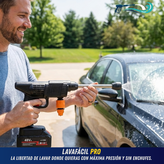 💦 LavaFácil Pro™ - La libertad de lavar donde quieras con máxima presión y sin enchufes.