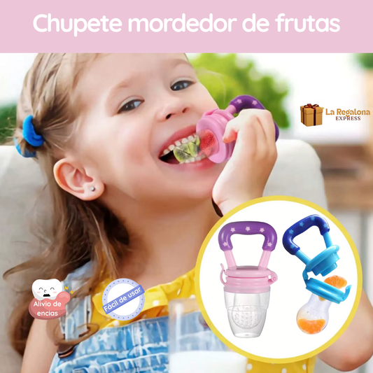 🍓 MordisFrut® - Chupete mordedor para frutas 🍉